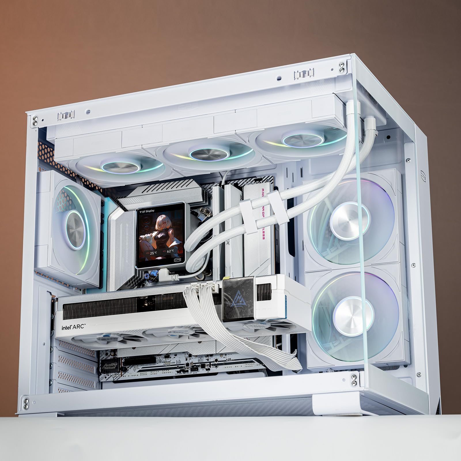 Amazon.co.jp: PCCOOLER CPS DT360 ARGB Display 簡易水冷CPUクーラー